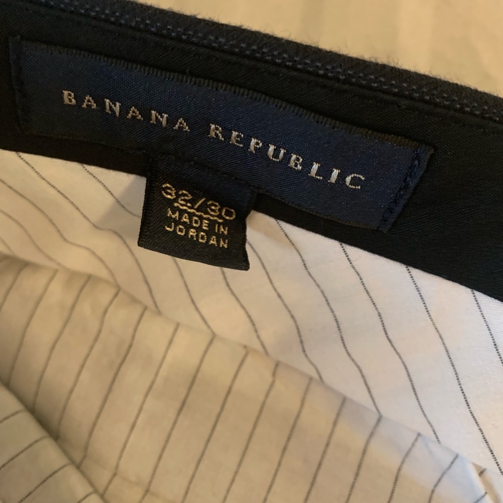 Banana Republic Black Pinstripes Pants - Picture 7 of 8
